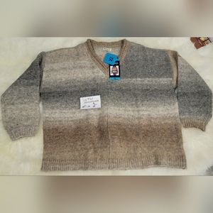 WOMENS 2X Briggs Ombre Wool Blend Sweater